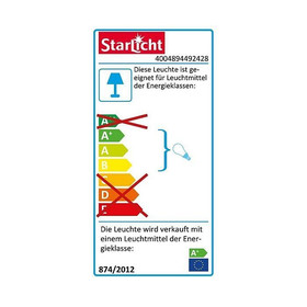 Starlicht 20300349 Wannenleuchte Aqualux 14W Deckenlampe IP65 T5 Badleuchte G5