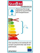 STARLICHT 20300510 Deckenleuchte PRISMATIK 2x18W Wandlampe T8 Lampen Weiss