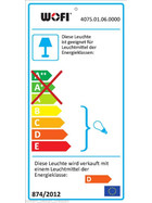 WOFI 4075.01.06.0000 Dina Strahler 1 x 33W G9 Halogen Spot Wandleuchte