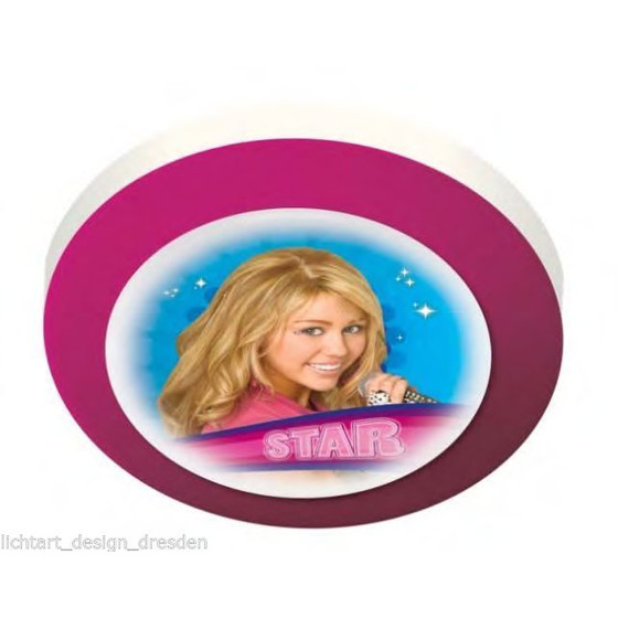 HANNAH MONTANA KINDER LEUCHTEN SONDERPOSTEN DECKEN WAND PENDEL TISCH DISNEY 662363 Deckenleuchte