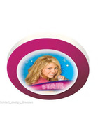 HANNAH MONTANA KINDER LEUCHTEN SONDERPOSTEN DECKEN WAND PENDEL TISCH DISNEY 662363 Deckenleuchte