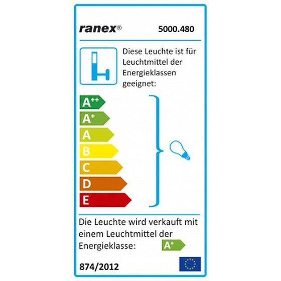 Ranex 5000.480 Margo LED Wandleuchte IP54 2x4W Alu Außenlampe Wandleuchten