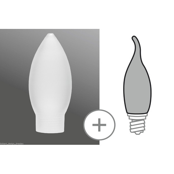 Paulmann 870.05 Deko Artikel Glas Mini Halogen Satin...
