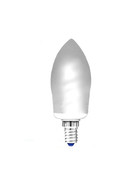 6 Stück Müller Licht 14906 Ambiente Energiesparlampe mit Satineffekt 7 W E14 Warmweiß