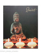 BELEUCHTETE LED BILDER - Buddha mit Kerzen