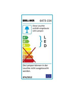 BRILONER 6473-154 LED Deckenleuchte Econo 26W 985mm Unterbauleuchte Anbauleuchte