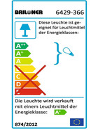 Briloner 6429-366 Unterbauleuchte Energiesparlampe 36W T8 Weiß inkl. Leuchtmittel