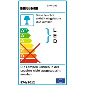 Briloner 6474-296 LED Deckenleuchte 29W Unterbauleuchte Wei?