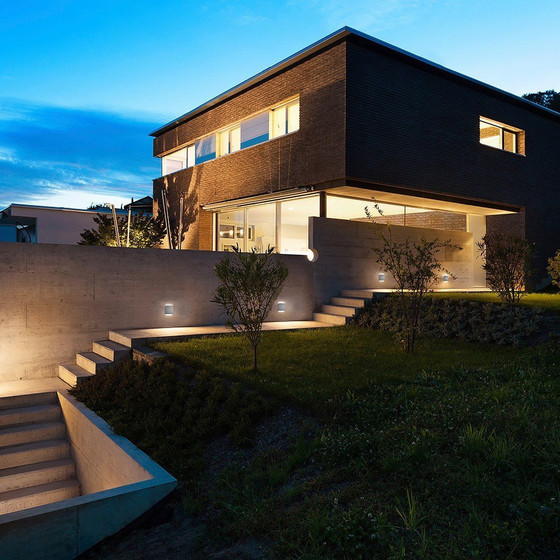 Helestra A28508.07 Nova Auen-Wandleuchte LED 10W Alu wei matt 3000K up&down