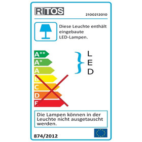 RITOS 2100212010 LED Feuchtraumleuchte Unterbauleuchte...