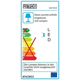 RITOS 2407114510 LED XS Schrankunterbauleuchte 4,5 W...