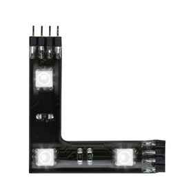 Paulmann 702.07 Your LED 90 Grad RGB Connector 3-er Set Schwarz