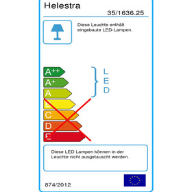 Helestra 35/1636.25 Oso LED Deckenleuchte 3x5 W Aluminium matt