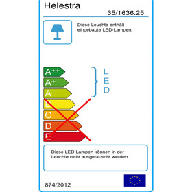 Helestra 35/1636.25 Oso LED Deckenleuchte 3x5 W Aluminium...