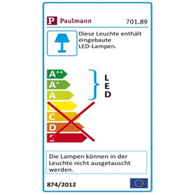 Paulmann 701.89 ModuLED Tube LED Leiste Erweiterungsset 1x1,8W Chrom matt