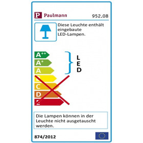 Paulmann 952.08 URail LED-Spot TecLED II 1x6,5W Chrom/Weiß inkl. Leuchtmittel