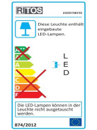 RITOS 2405118510 LED Unterbauleuchte Touch TS 800 8,5W grau 800 mm