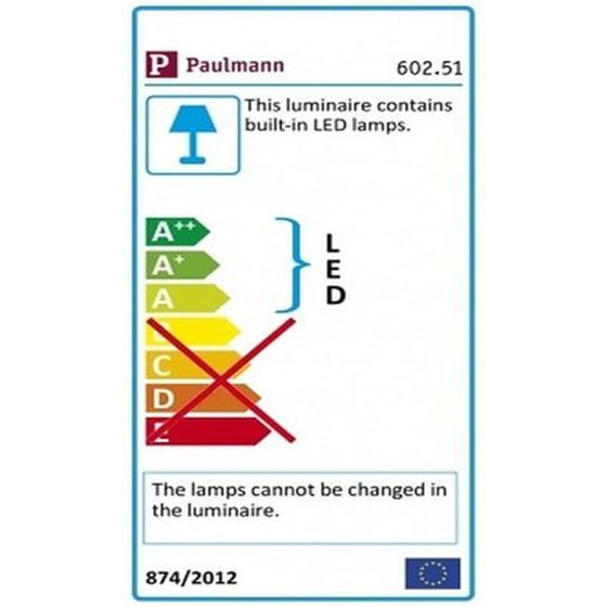 Paulmann 602.51 Orb Strahler LED 2x3W chrom inkl. Leuchtmittel Spot Wand- Deckenlampe