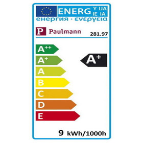 Paulmann 281.97 LED Globe Leuchtmittel 9 W E27...