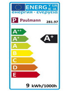 Paulmann 281.97 LED Globe Leuchtmittel 9 W E27 Warmweiß