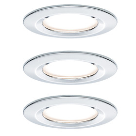 Paulmann 938.74 LED Coin Slim Einbauleuchten Set 3x6,8W...