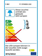 IBV 974003-102 LED Unterbauleuchte Küchenleuchte 3,5W Silber inkl. Leuchtmittel