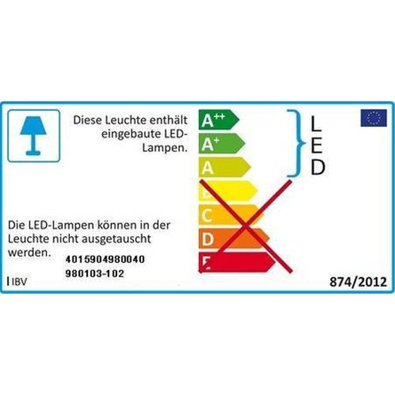 IBV 980103-102 Mini - Lichtleiste Unterbauleuchte LED 3W Silber inkl. Leuchtmittel