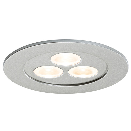 Paulmann 926.03 Einbauleuchten - Set Micro Line Flat LED 1x3,6W Nickel matt inkl. Leuchtmittel