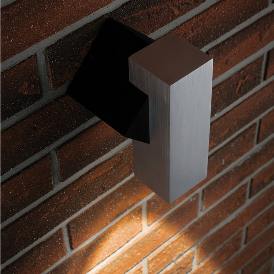 Paulmann 937.95 Special Line Flame Wandleuchte LED 1x1W Alu geb. / Schwarz inkl. Leuchtmittel