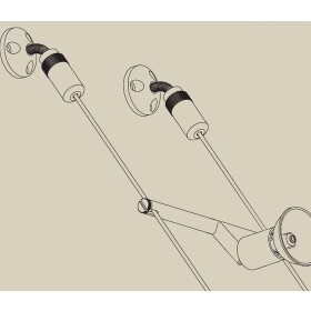 Paulmann 178.08 Wire System Light&Easy Wandspanner flexibel 1 Paar Chrom Metall
