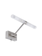 Paulmann 996.81 Mirror Calami Spiegelleuchte 2x42 W Eisen gebürstet G9 inkl. Leuchtmittel