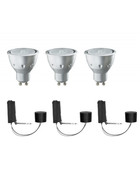 Paulmann 926.06 2Easy Einbauleuchten Basis-Set LED GU10 3x3,5W inkl. Leuchtmittel