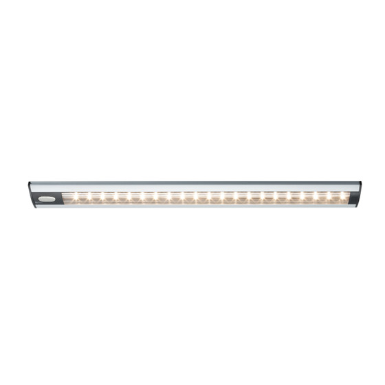 Paulmann 703.98 TriX LED Schrankunterleuchte Lichtleiste mit Touchschalter 4,2W Schwarz