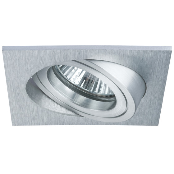 Paulmann 926.32 Premium Line Einbauleuchten Set 6 x28 W Halogen Aluminium geb. IP23