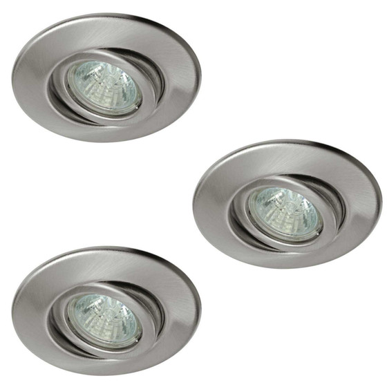 Paulmann 983.46 Quality Line Set 3x35W GU4 Halogen Eisen...