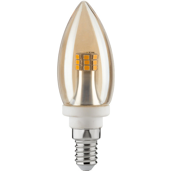 Paulmann 283.09 LED Kerze 4W E14 Warmweiß Goldlicht