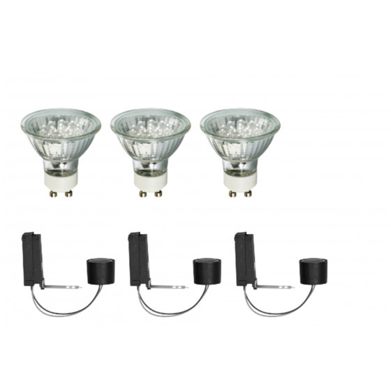 Paulmann 965.29 2Easy Basic-Set LED 3 x 1 W inkl. Leuchtmittel