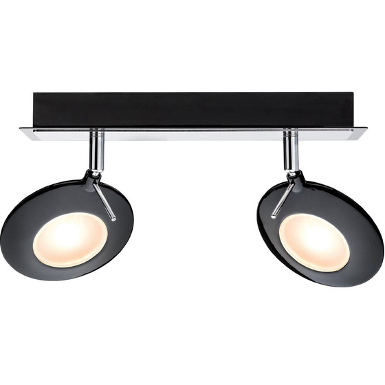 Paulmann 602.48 Orb Strahler LED 2x3W Schwarz inkl. Leuchtmittel