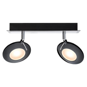 Paulmann 602.48 Orb Strahler LED 2x3W Schwarz inkl. Leuchtmittel