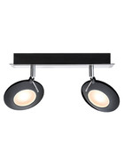 Paulmann 602.48 Orb Strahler LED 2x3W Schwarz inkl. Leuchtmittel