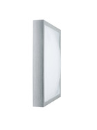 Paulmann 700.23 Deckenleuchte Bound 22 W Aluminium gebürstet Weiß Acryl inkl. Leuchtmittel