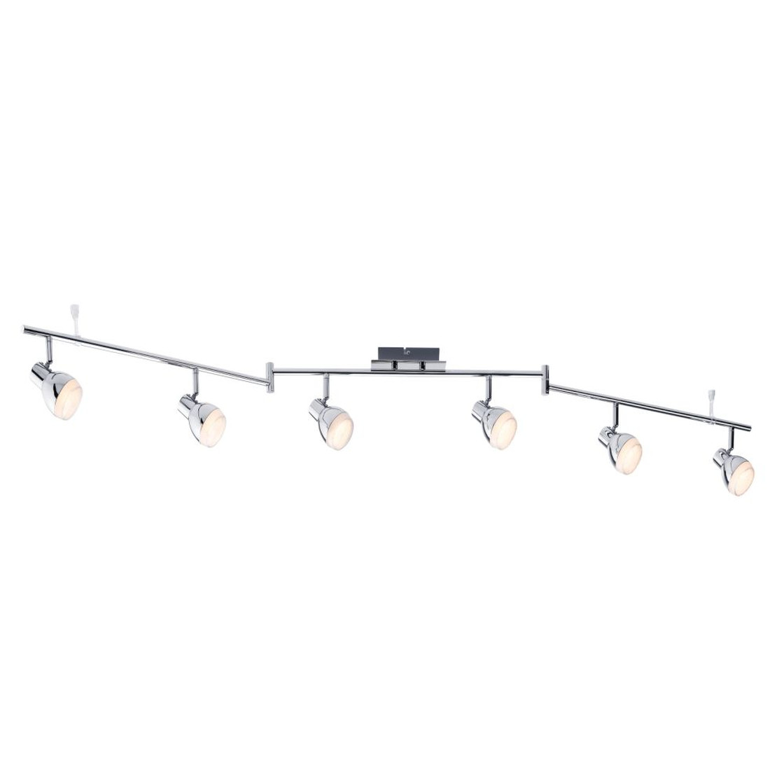 Paulmann 603.68 Gloss Balken Strahler LED 6x4,6 W Chrom Warmweiß 1,80 | Deckenlampen