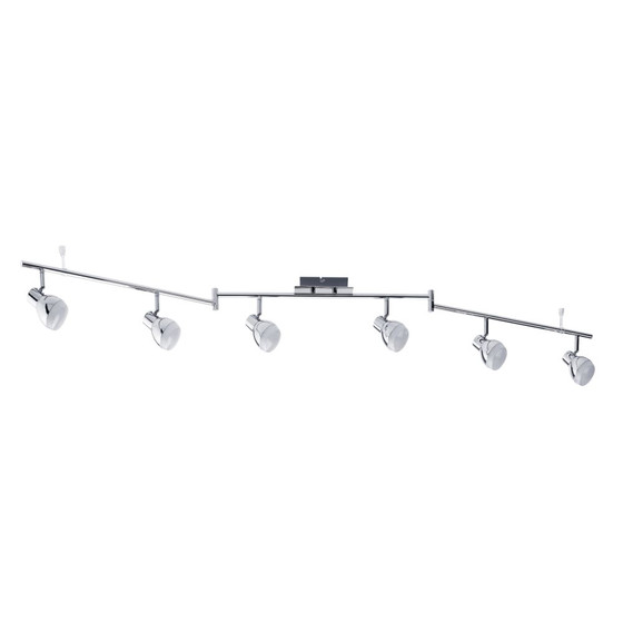 Paulmann 603.68 Gloss Balken Strahler LED 6x4,6 W Chrom Warmwei 1,80m inkl. Leuchtmittel