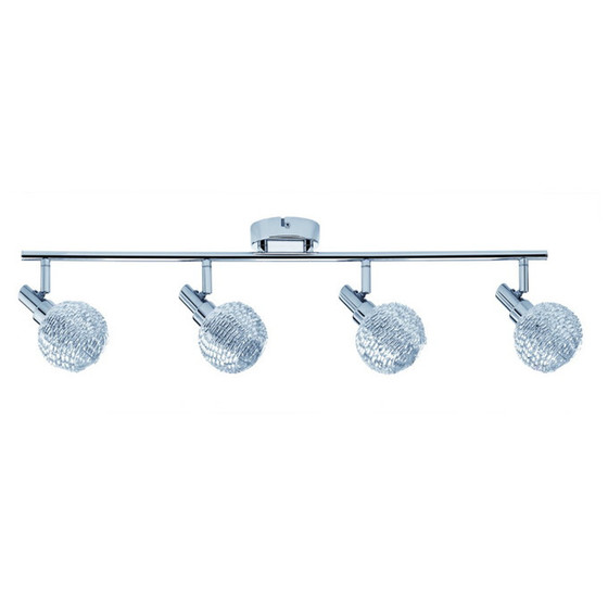 Paulmann 604.06 Curl Strahler Spotlights 4x42W GU10 Chrom inkl. Halogen Leuchtmittel