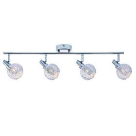 Paulmann 604.06 Curl Strahler Spotlights 4x42W GU10 Chrom inkl. Halogen Leuchtmittel