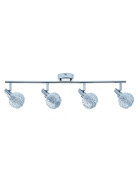 Paulmann 604.06 Curl Strahler Spotlights 4x42W G9 Chrom inkl. Halogen Leuchtmittel