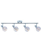 Paulmann 604.06 Curl Strahler Spotlights 4x42W G9 Chrom inkl. Halogen Leuchtmittel
