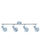 Paulmann 604.06 Curl Strahler Spotlights 4x42W GU10 Chrom inkl. Halogen Leuchtmittel
