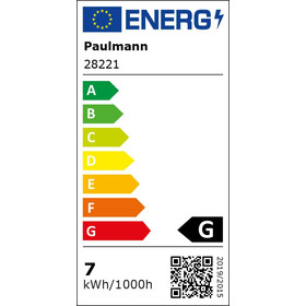 Paulmann 282.21 LED AGL 7W E27 warmweiß 2700K 360 Grad