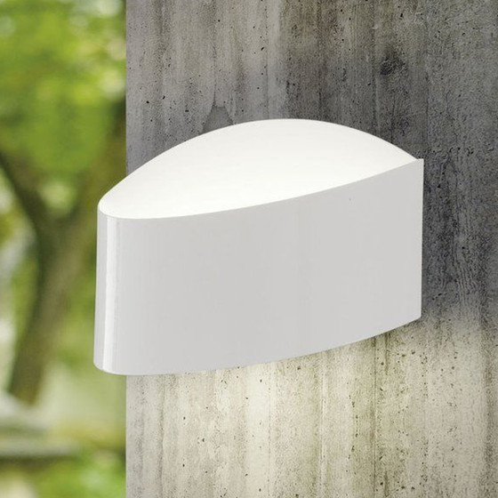 Eglo 93327 Esparta Luxus LED Wandleuchte 2x2,5 W Weiß Außenleuchte inkl. Leuchtmittel